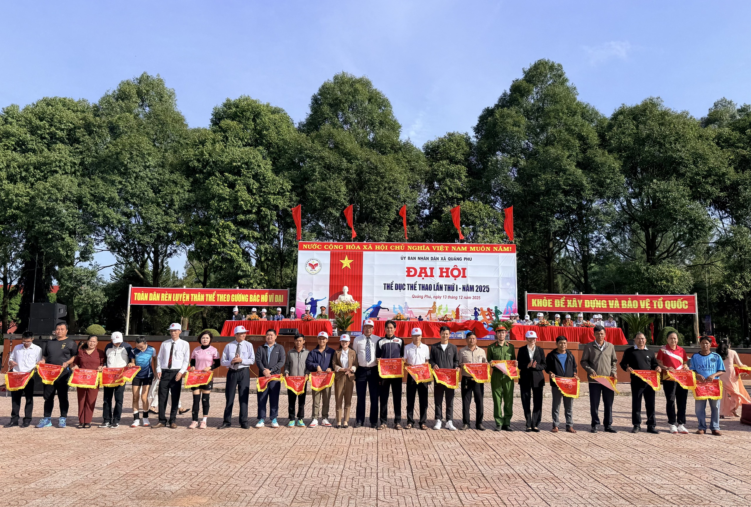 Khai mạc Đại hội thể dục thể thao xã Quảng Phú lần thứ I năm 2025